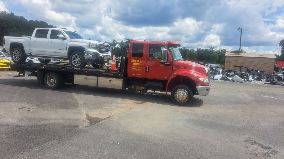 Pickup Delivered to a Body Shop in Alabaster